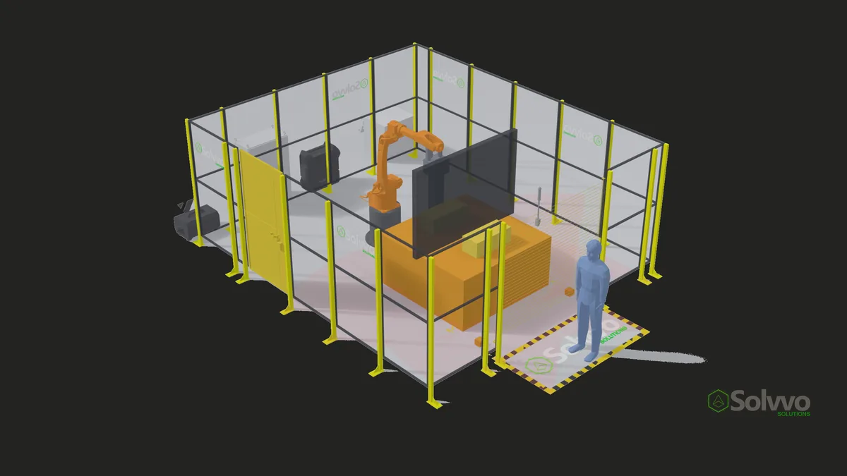 Arquitetura de célula robotizada: Mesa posicionadora